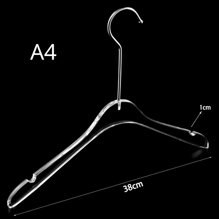 Vielseitig einsetzbare, langlebige Kleiderbügel für Oberteile und Hosen aus Acryl
   